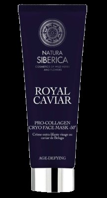 NATURA SIBERICA Royal Caviar Pro-kolagenová kryo maska na obličej -50° 75 ml