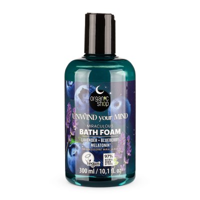 ORGANIC SHOP Sleeping Zázračná pěna do koupele Unwind Your Mind 300 ml