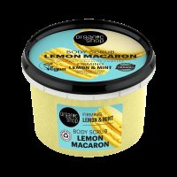 ORGANIC SHOP Zpevňující tělový peeling Lemon Macaron Citron a máta 250 ml ORGANIC SHOP Zpevňující tělový peeling Lemon Macaron Citron a máta 250 ml