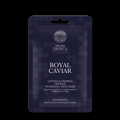 NATURA SIBERICA Royal Caviar, Liftingová a zpevňující peptidová hydrogelová pleťová maska NATURA SIBERICA Royal Caviar, Liftingová a zpevňující peptidová hydrogelová pleťová maska