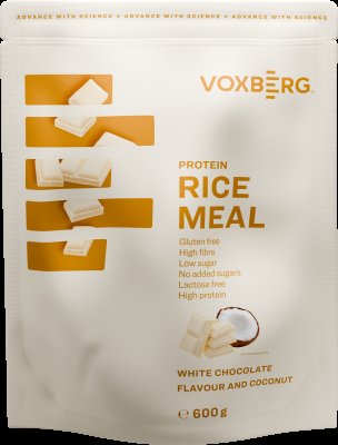 VOXBERG Protein Rice Meal Bílá čokoláda kokos 600 g