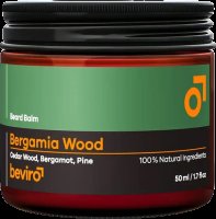 BEVIRO Balzám na vousy s vůní bergamotu a dřeva 50 ml