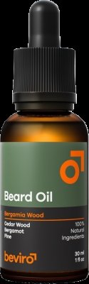 BEVIRO Pečující olej na vousy s vůní Bergamia Wood 30 ml