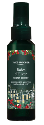 YVES ROCHER Yves Rocher Parfémovaný sprej na tělo a vlasy Zimní plody 100 ml