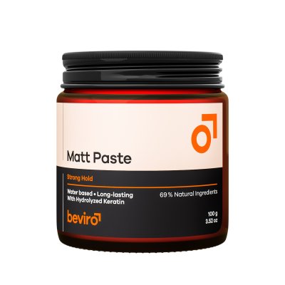 BEVIRO Matující pasta na vlasy se silnou fixací 100g