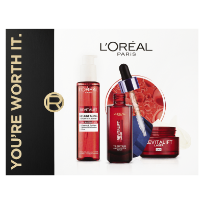 L'ORÉAL PARIS Revitalift Laser set Vánoční balíček 2025 3 ks