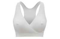 MEDELA Noční těhotenská a kojicí podprsenka Keep Cool™, bílá XXL