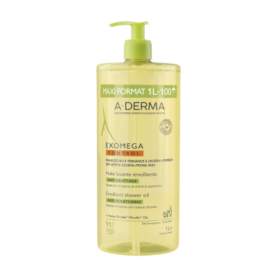 ADERMA Zvláčňující sprchový olej 1000 ml