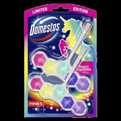 DOMESTOS Power 5 Magic Unicorn WC blok 2 x 50 g