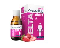 DELTA COLOSTRUM AKUT Jahoda Tekuté 125 ml