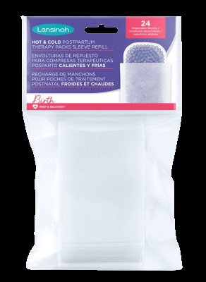 LANSINOH Návleky náhradní k teplé a chladivé vložce po porodu 24ks 24 ks
