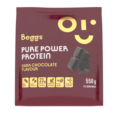 BEGGS Pure Power Protein Dark Chocolate 550 g