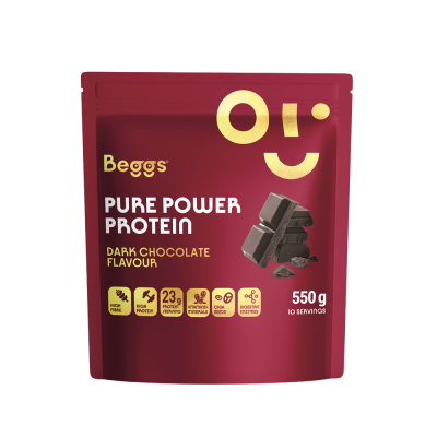 BEGGS Pure Power Protein Dark Chocolate 550 g