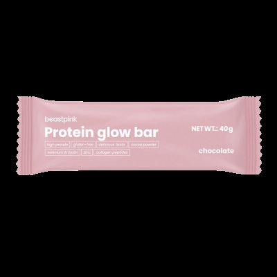 BEASTPINK Protein GlowBar - čokoláda 40 g