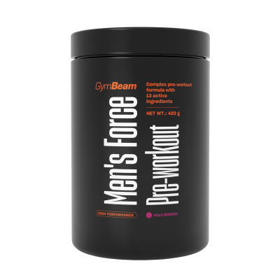 GYMBEAM Men‘s Force Pre-Workout - lesní ovoce 420 g