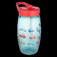CANPOL BABIES Lahev sportovní se sklápěcím náustkem Cars 400 ml