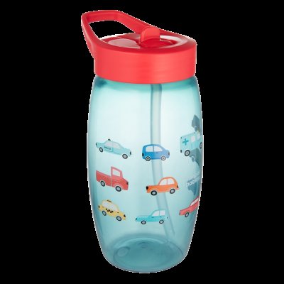 CANPOL BABIES Lahev sportovní se sklápěcím náustkem Cars 400 ml