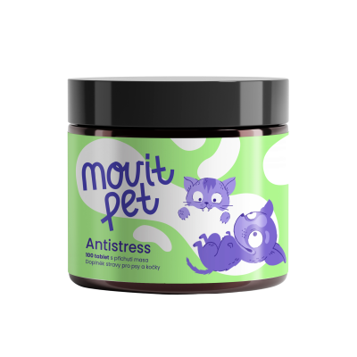 MOVIT ENERGY PET Antistress s příchutí masa 100 tablet