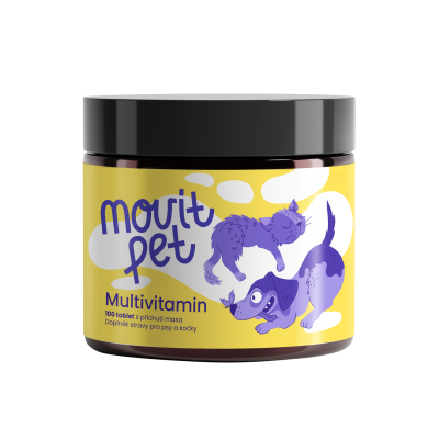 MOVIT ENERGY PET Multivitamin s příchutí masa 100 tablet