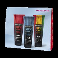 DERMACOL dárkový balíček Mix sprchových gelů Men Agent DERMACOL dárkový balíček Mix sprchových gelů Men Agent