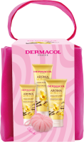 DERMACOL dárkový balíček Aroma moment Vanilka + houbička DERMACOL dárkový balíček Aroma moment Vanilka + houbička