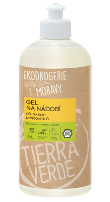 TIERRA VERDE Gel na nádobí – BIO citron 500 ml