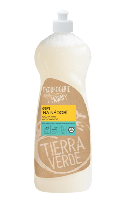 TIERRA VERDE Gel na nádobí – BIO sladká máta 1 l
