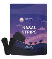 LUNESTO Nasal Strips - pásky na nos, černá 30 ks