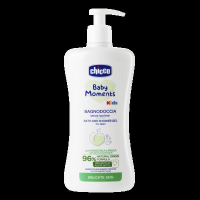CHICCO Gel sprchový Baby moments Kids, 0m+ 500 ml CHICCO Gel sprchový Baby moments Kids, 0m+ 500 ml