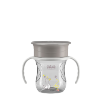 CHICCO Hrneček 360 Perfect X s držadly grey, 12m+ 200 ml