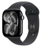 APPLE Watch 11 GPS + Cellular 46mm Jet Black Aluminium Case with Black Sport Band - S/M APPLE Watch 11 GPS + Cellular 46mm Jet Black Aluminium Case with Black Sport Band - S/M