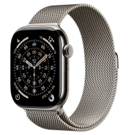 APPLE Watch 11 GPS + Cellular 46mm Natural Titanium Case with Natural Milanese Loop - M/L APPLE Watch 11 GPS + Cellular 46mm Natural Titanium Case with Natural Milanese Loop - M/L