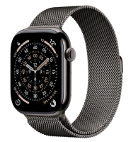 APPLE Watch 11 GPS + Cellular 46mm Slate Titanium Case with Slate Milanese Loop - S/M