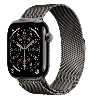 APPLE Watch 11 GPS + Cellular 46mm Slate Titanium Case with Slate Milanese Loop - M/L