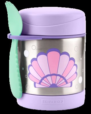 SKIP HOP Spark Style Termoska na jídlo se lžičkou/vidličkou Mušle, 3r+ 325 ml SKIP HOP Spark Style Termoska na jídlo se lžičkou/vidličkou Mušle, 3r+ 325 ml