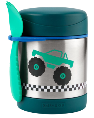SKIP HOP Spark Style Termoska na jídlo s lžičkou/vidličkou Monster Truck, 3r+ 325 ml