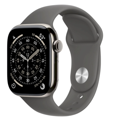 APPLE Apple Watch 11 GPS + Cellular 42mm Natural Titanium Case with Natural Milanese Loop