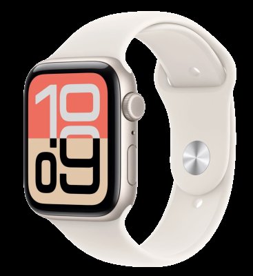 APPLE Watch SE 3 Cellular 44mm Hvězdně bílý hliník s hvězdně bílým sportovním řemínkem M/L