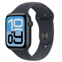 APPLE Watch SE 3 Cellular 44mm Temně inkoustový hliník s inkoustovým sportovním řemínkem S/M