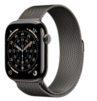 APPLE Watch 11 GPS + Cellular 42mm břidlicově šedý titan - břidlicově šedý milánský tah APPLE Watch 11 GPS + Cellular 42mm břidlicově šedý titan - břidlicově šedý milánský tah