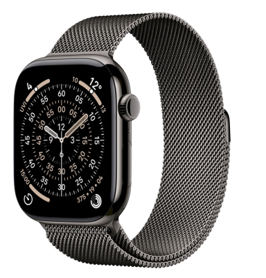 APPLE Watch 11 GPS + Cellular 42mm břidlicově šedý titan - břidlicově šedý milánský tah