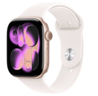 APPLE Watch 11 GPS 42mm Rose Gold Aluminium Case with Light Blush Sport Band - S/M