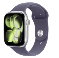 APPLE Watch 11 GPS 42mm Silver Aluminium Case with Purple Fog Sport Band - M/L APPLE Watch 11 GPS 42mm Silver Aluminium Case with Purple Fog Sport Band - M/L
