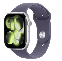 APPLE Watch 11 GPS 42mm Silver Aluminium Case with Purple Fog Sport Band - M/L