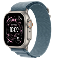 APPLE Watch Ultra 3 GPS + Cellular 49mm přírodní titan - světle modrý alpský tah - M APPLE Watch Ultra 3 GPS + Cellular 49mm přírodní titan - světle modrý alpský tah - M