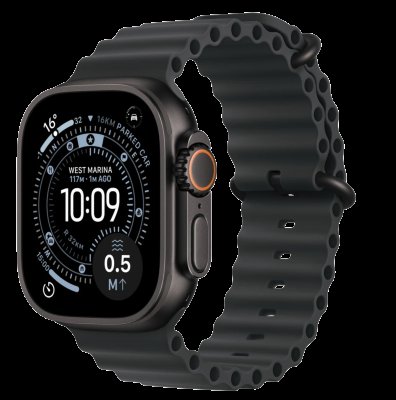 APPLE Watch Ultra 3 GPS + Cellular 49mm černý titan - černý oceánský řemínek