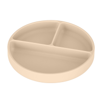 PETITE&MARS Talířek silikonový dělící kulatý Take&Match Desert Sand 6m+