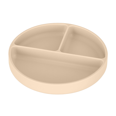 PETITE&MARS Talířek silikonový dělící kulatý Take&Match Desert Sand 6m+
