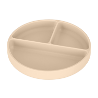 PETITE&MARS Talířek silikonový dělící kulatý Take&Match Desert Sand 6m+