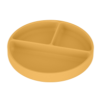 PETITE&MARS PETITE&MARS Talířek silikonový dělící kulatý Take&Match Intense Ochre 6m+